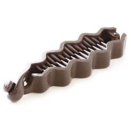 JewelVOX Hair Accessories, Simple Wave, Banana Clip, BY-B114, Greige Selection