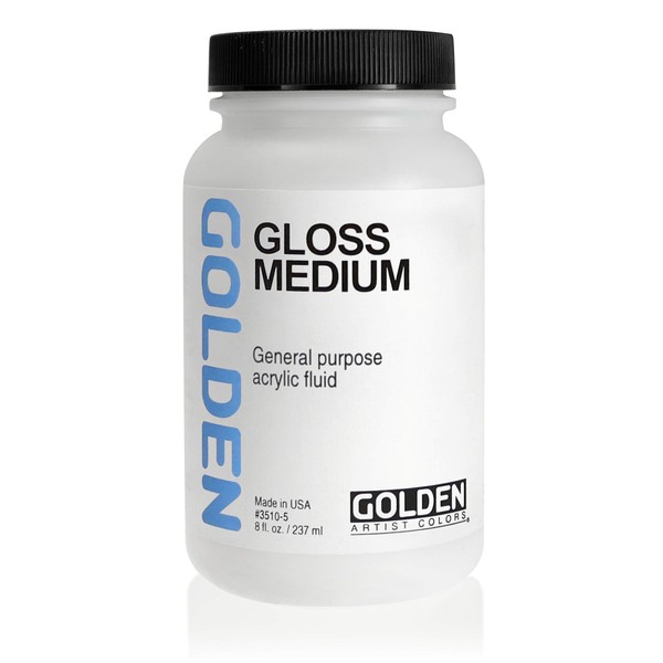 Golden Polymer Gloss Medium-8 ounce