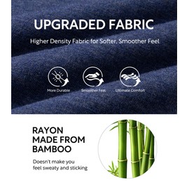 DAVID ARCHY Mens Boxers Soft Rayon Made from Bamboo Boxers for Men Pack Loose Underwear Cooling Mens Boxer Shorts(S,Olive Green/Black/Dark Gray)