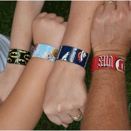 Fireworks Slap Bracelet handmade duck duct tape 4th of July Independence Day USA