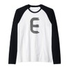 Creative Bold Dark Grey Letter E - Alphabet - Marker