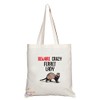 Coralgraph Inc TB272 Beware Crazy Ferret Lady Novelty Present Gift