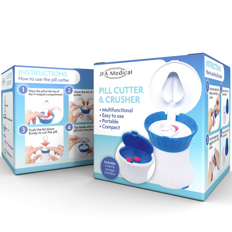 JFA Medical Pill Grinder/Crusher and Pill Cutter