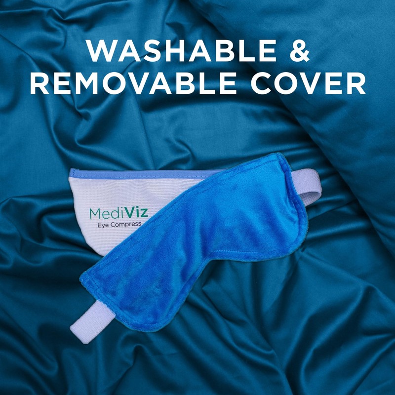 Warm Compress Eye Mask - Moist Heat Compress for Irritated