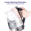 TOPWIT Electric Kettle Glass Hot Water Kettle, 2.0L Water Warmer,