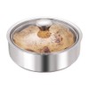 Borosil Stainless Steel Insulated Roti Server, 1.1 litres, Silver