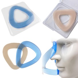 CPAP Nose Pads Nasal Gel Pads for Full Face/Nasal Mask (2 Pack) – Home Ventilator Nose Pads CPAP/BiPAP Mask Liners Supplies Comfort Seal Skin Protection – Reusable Soft CPAP Nose Guard