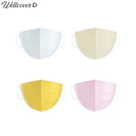 WELLCOVER Ibom Kids Color KF94 Mask 50ea, Color:Pink