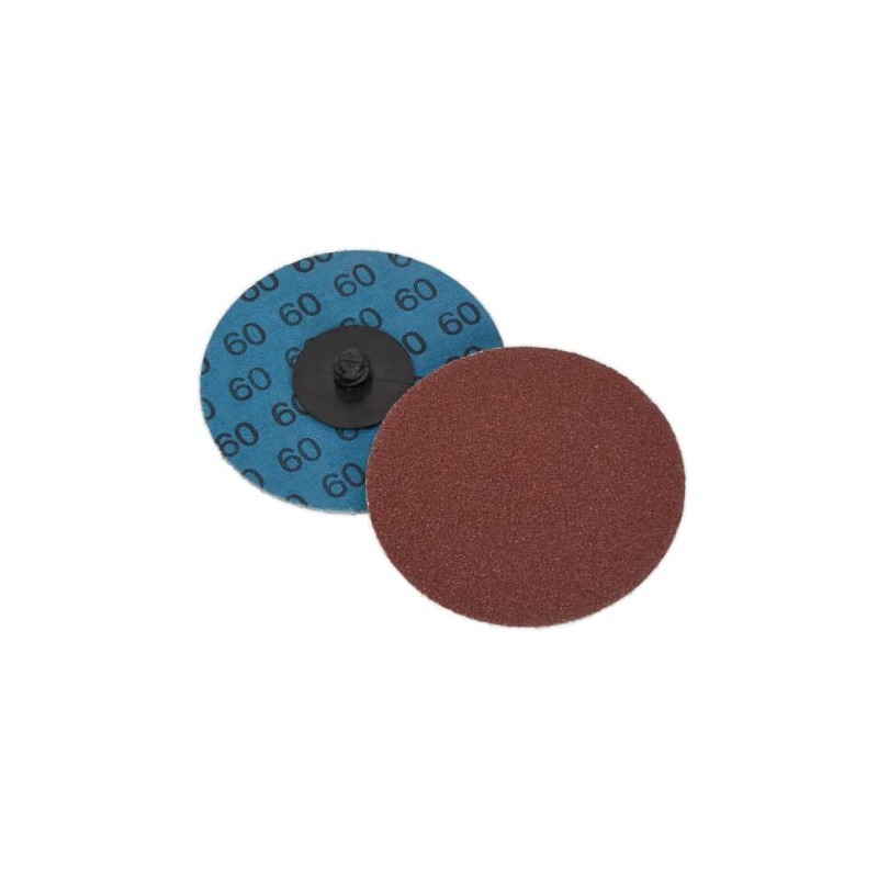 Sealey PTCQC7560 60Grit Ø75mm Quick Change Sanding Disc-Pack of 10,