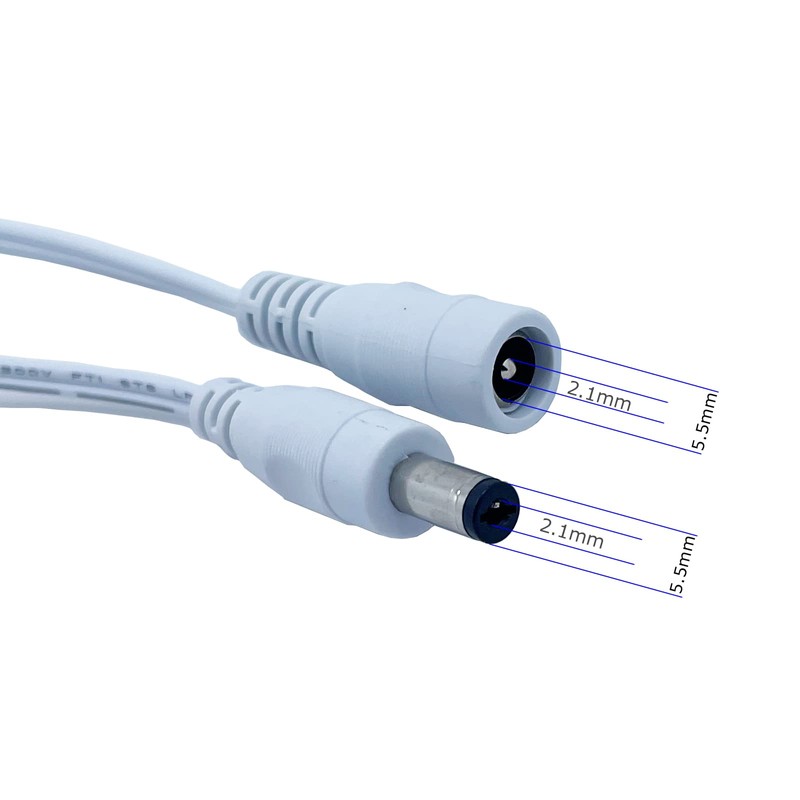 Litever Inline ON/OFF Switch White, for DC12V~DC24V LED Strip Lighting,