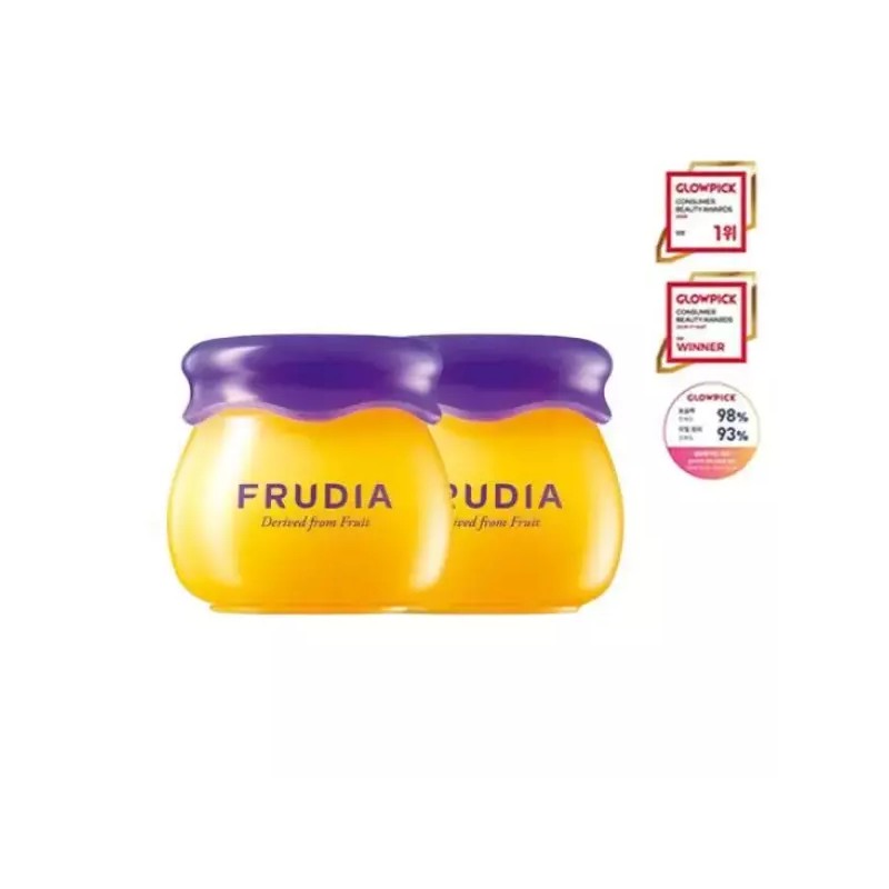Hurdia 블루베리 하이드레이팅 허니 립밤 2개 세트 Blueberry Hydrating Honey