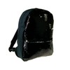 Childrens Black and Silver Reversible Glitter Sequin Backpack Rucksack School
