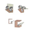 180 Degree Hidden Cabinet Door Semi-Circular Door Hinges Ball Bearing