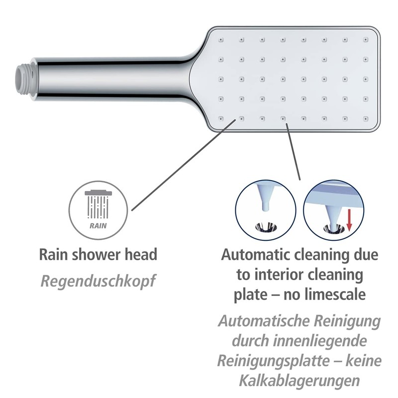 Wenko Wenko Shower Head Automatic Cleaning Shower Head Anti-Limescale with