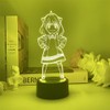 Anime LED Night Light 3D Night Light Character Lamp USB