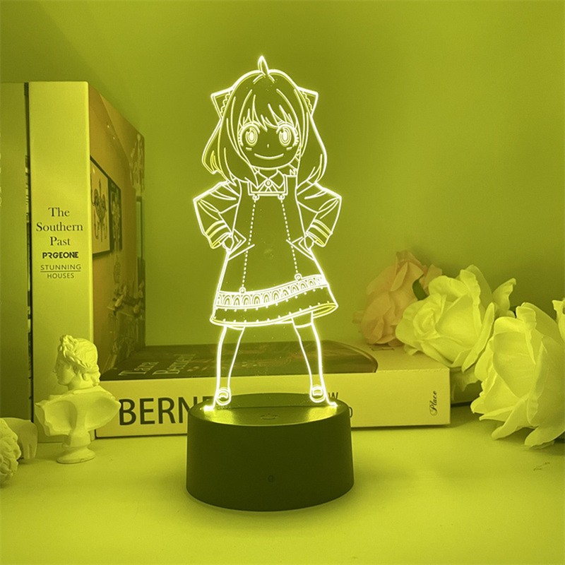Anime LED Night Light 3D Night Light Character Lamp USB
