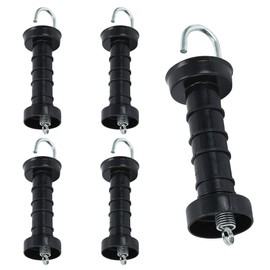 5 x Electric Fence Handles, Electric Fence Gate Handles, Electric Fence Spring Gate Handles, Electric Fence Gate Handle for Pasture Ranch Electronic Fence Accessories