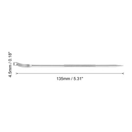 sourcing map Stainless Steel Coffee Latte Art Pen, 6Pcs135mm/5.31" Coffee Fancy Tool for Latte Espresso Decorating
