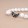 COAI Yin and Yang Bracelets, Obsidian howlite, Obsidian