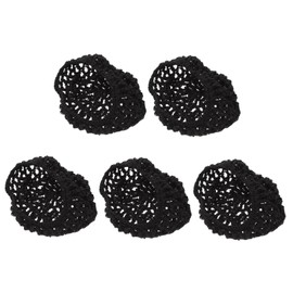 Baluue 5Pcs Mesh Hair Net Knit Snood Hat for Women Lightweight Crocheted Hairnet for Sleeping Breathable and Durable Design for Long Hair and Dreadlocks