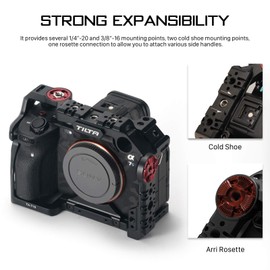 Tiltaing Full Camera Cage Compatible with Sony a7S III Camera - Black