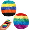 GETFACAI 2 PCS Footbag, Juggling Balls Set, Outdoor Games, Portable
