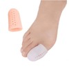 Toe ring big toe thimble thumb protection pad toe guard white 3ea