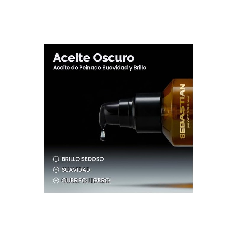 Sebastian Professional Dark Oil Aceite Capilar Brillo Control Frizz 30