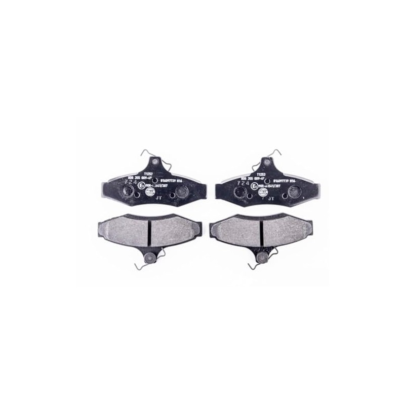 HELLA PAGID 8DB 355 009-491 Brake Pad Set, disc brake,