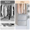 AiQInu Ultra Space Saving Self-Compressing Organiser, Self-Compression Organiser, Bag Storage
