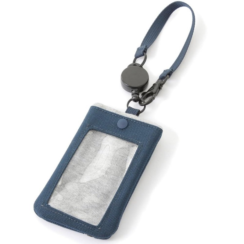 Chums Commuter Pass Case Sweat Nylon, Sax/Orange
