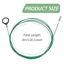 HAOBO Auto Sunroof Drain Cleaning Tool, Sunroof Drain Cleaner, 120 Inch Long Flexible Tube Cleaning Brush, Extra Long Pipe Cleaners for Car Sunroof, Windshield Wiper Drain Hole, Trunk Drains, Sewers