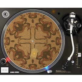 For Technics, For American DJ, For Denon, For Pioneer, For Realistic Tick Snap CORK Slipmat Turntable 12" for DJ Vinyl LP Audiophile