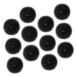 Ipetboom 12pcs Hair Bun Maker Elastic Donut Shaper for Women Fit Small to Large Hair Volumes Portable Lightweight Styling Tool for Work Parties Casual Looks