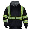 FONIRRA Men‘s Hi Vis Hoodie Reflective ANSI Class 3 Wool