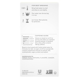 TAZO Tea Bags, Green Tea, Green Ginger, 20 Count (Pack of 6)