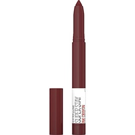 Maybelline New York SuperStay Ink Crayon Matte Longwear Lipstick Maquillaje, lápiz labial mate de larga duración con sacapuntas incorporado, Drive The