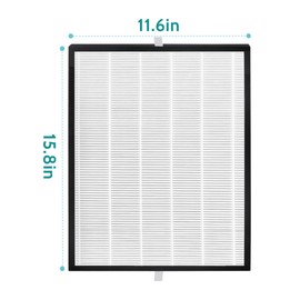 Byseacore OV200 Replacement Filter Compatible with Oransi OV200 Air Purifier, Compared to Part# RF200
