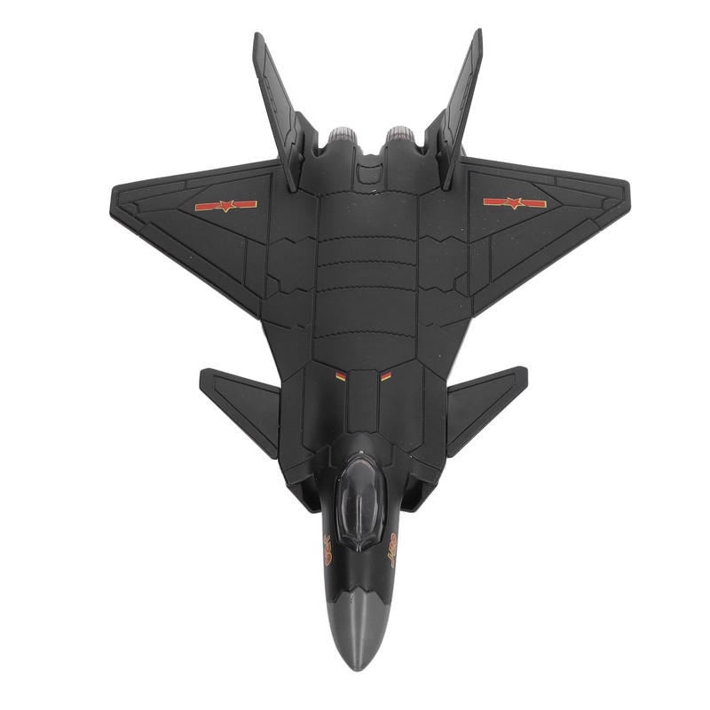 Metal Plane Model Crafted with Stand Accessories Decorative Alloy Metal