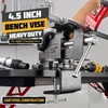 Updated 2-In-1 Bench Vise or Table Vise 4.5 Inch, Clamp