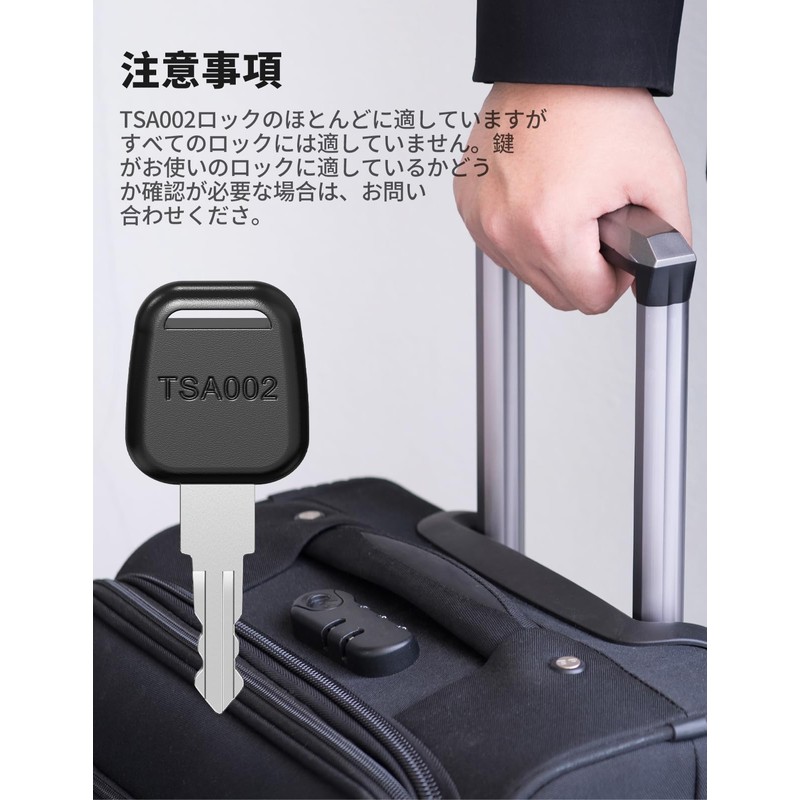 Mellbree TSA002 Key Master Key 2 Lock Key Travel Bag