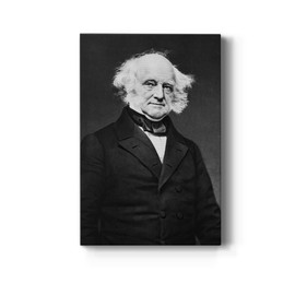 Renditions Gallery Martin Van Buren Presidental Portrait Wall Art, Premium Gallery Wrapped Canvas Decor, Ready to Hang, 48 in H x 32 in W, Made in America Print Artwork