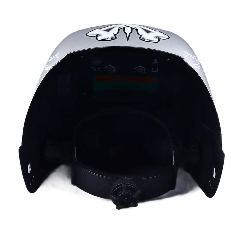 Auto Darkening Welding Helmet 93x43mm Large View Screen 2 Sensors