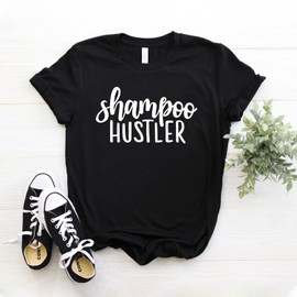 Hair Stylist Shirt - Hair Stylist Gift - Shampoo Hustler - Hair Dresser Gift - Hairdresser Gift - Hair Squad Tee - Softstyle Unisex Tee