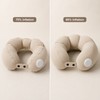 Inflatable Travel Neck Pillow for Flights & Office – Adjustable