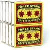 Three Stars Swedish Safety Matches - 100 Pack