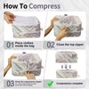Extra Large Compression Packing Cubes for Carry On, 4 Set