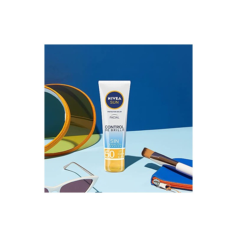 NIVEA SUN Protector Solar Facial Control De Brillo (50 ml)