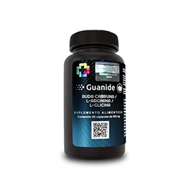 GUANIDE (L-Arginina, L- Glicina, Ruda Cabruna) - 60 Cápsulas 625 mg SOPORTE NATURAL PARA NIVELES DE GLUCOSA SALUDABLE
