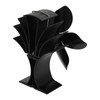 Stove Fan Heat Powered Low Noise Aluminium Alloy 5 Blade